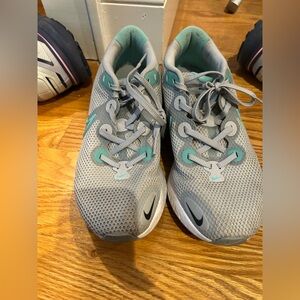 Nike women renew  Gray and Teal Sneakers